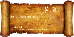 Hux Magdolna névjegykártya